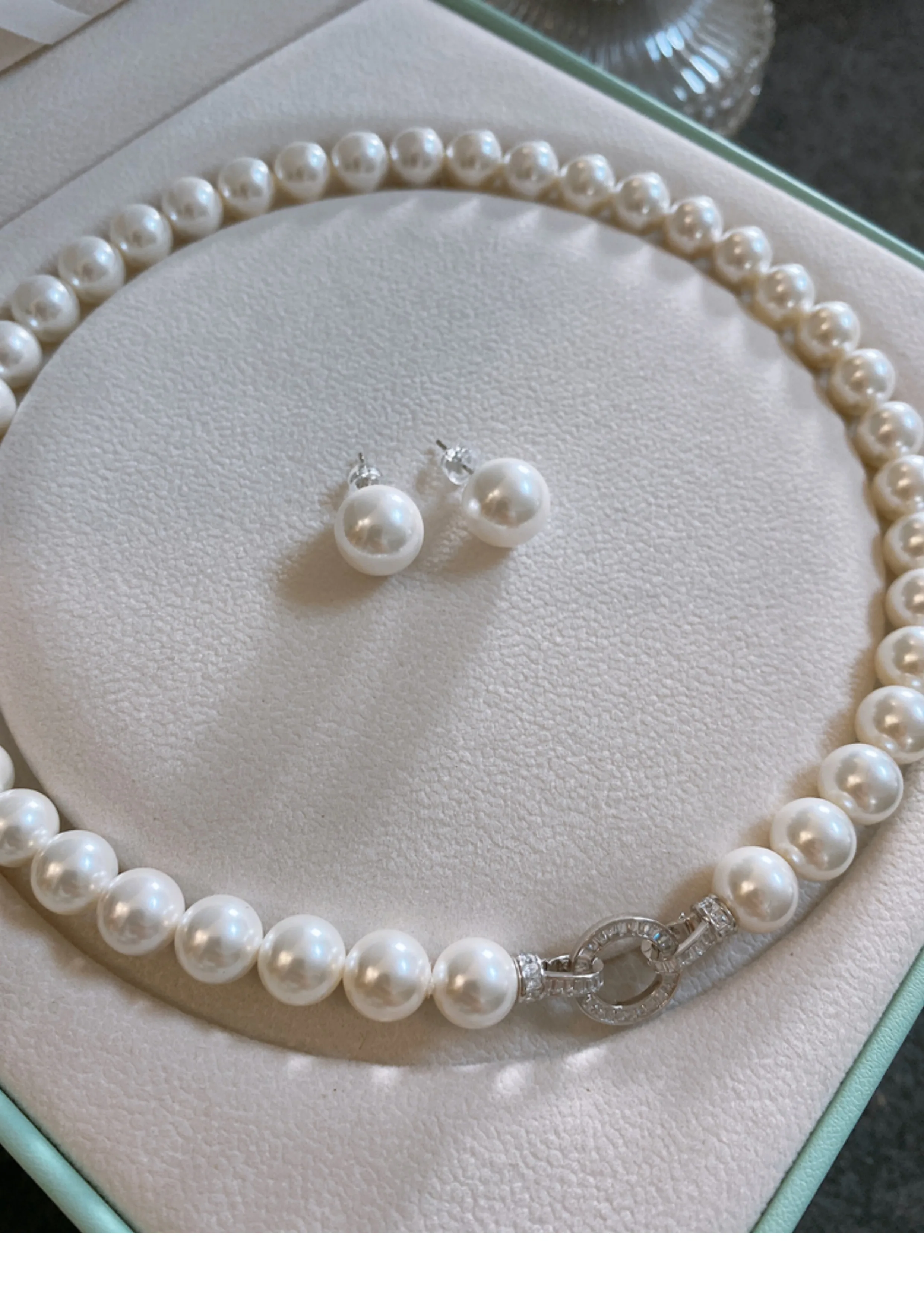 Gorgeous AAAA++9-10mm 10-11mm  - Pearl Trim Chain review and price