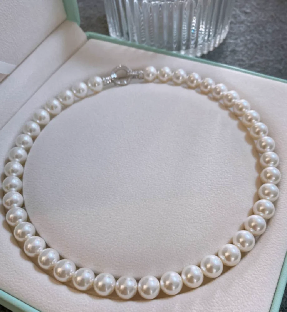 Gorgeous AAAA++9-10mm 10-11mm  - Pearl Trim Chain review and price