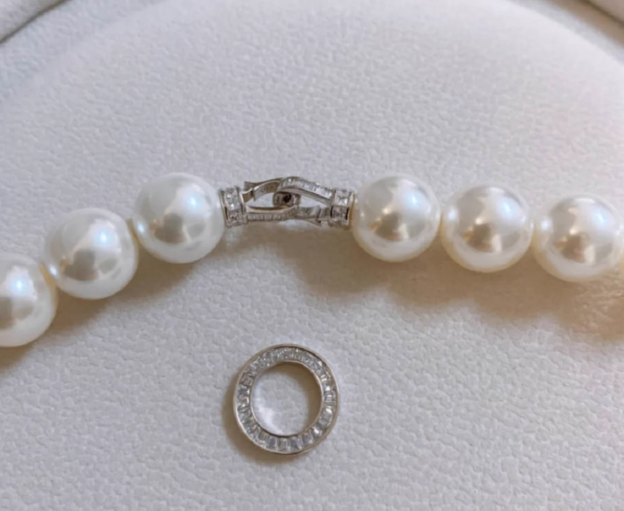 Gorgeous AAAA++9-10mm 10-11mm  - Pearl Trim Chain review and price