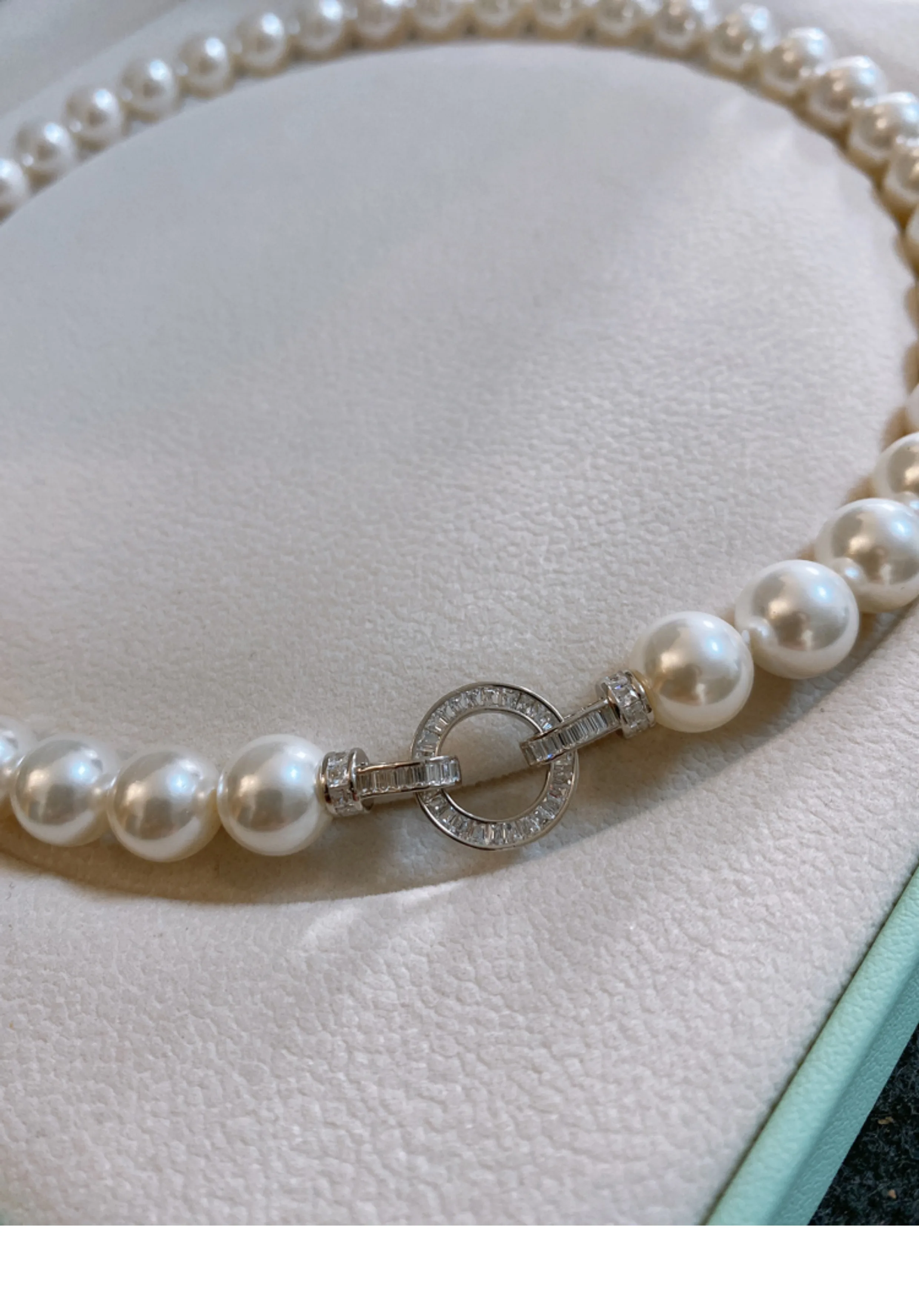 Gorgeous AAAA++9-10mm 10-11mm  - Pearl Trim Chain review and price