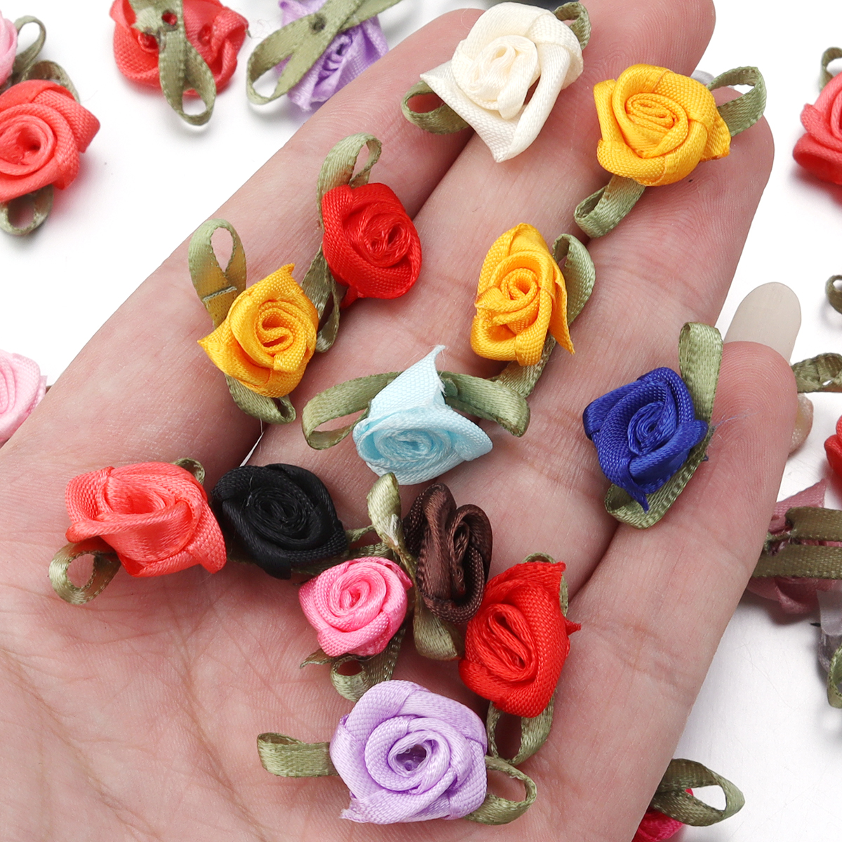 50Pcs 1.5x2.5cm 18 Colors For  - Embellishment Crafts review and price