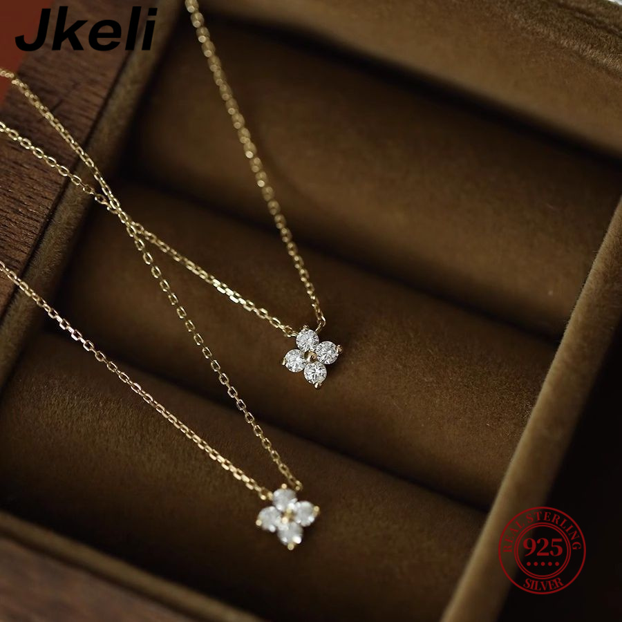 Jkeli 925 sterling silver plat - Pearl Trim Chain review and price