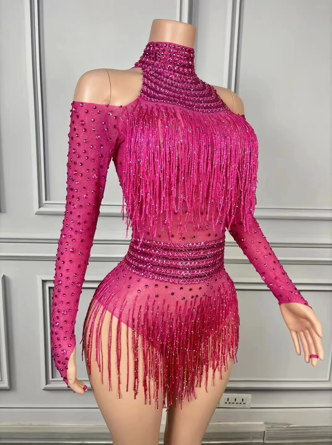 Singer Dancer Costume Sparkly  - Rhinestone Banding Trim review and price