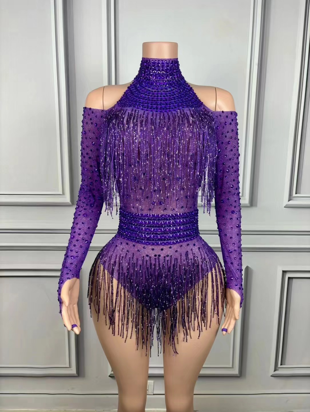 Singer Dancer Costume Sparkly  - Rhinestone Banding Trim review and price