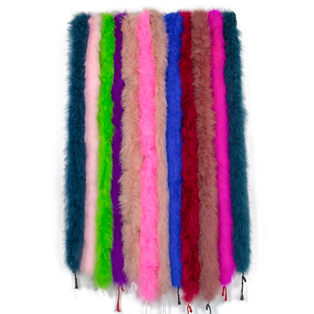 2M 50g Red Fluffy Turkey Marab - Feather Trim Marabou review and price
