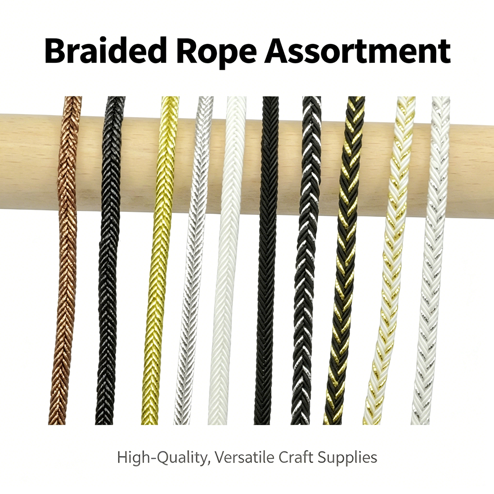 5m/16.4ft each pack Metallic T - Cord Trim Twisted review and price