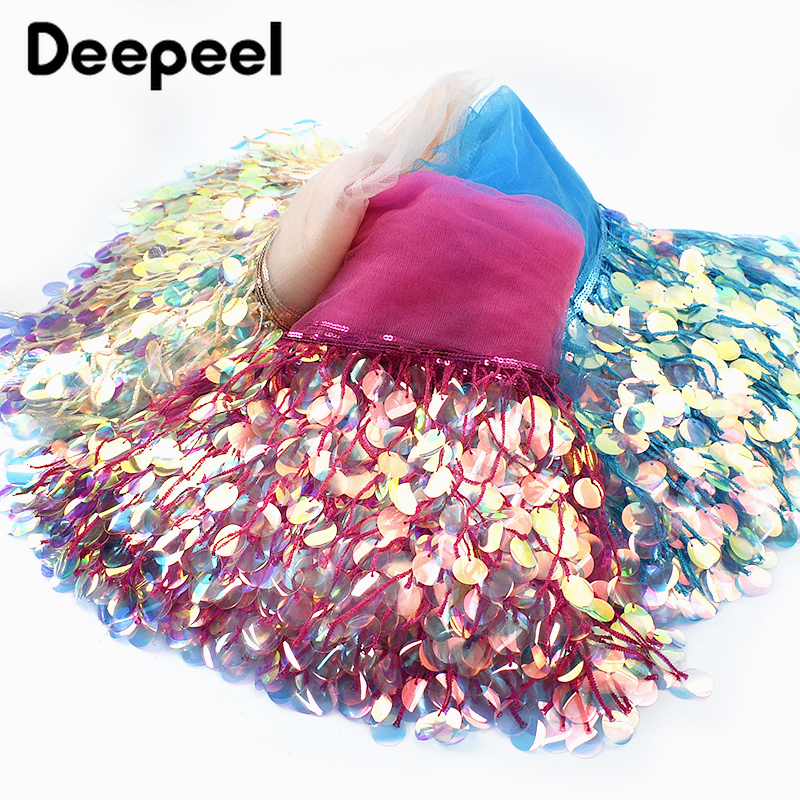 3Yards 17cm Beaded Sequins Tas - Beaded Trim Fringe review and price
