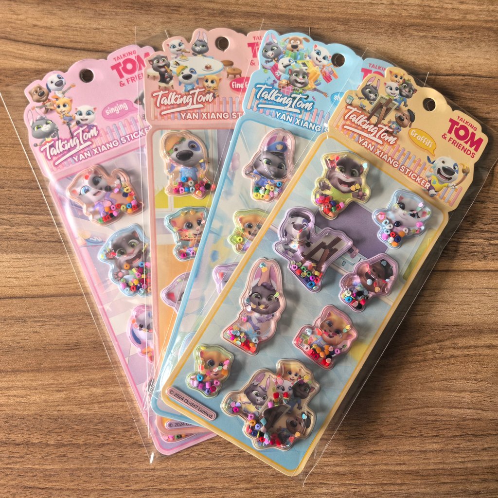 4Pack Fun Talking Tom Friends  - Craft Embellishment World review and price