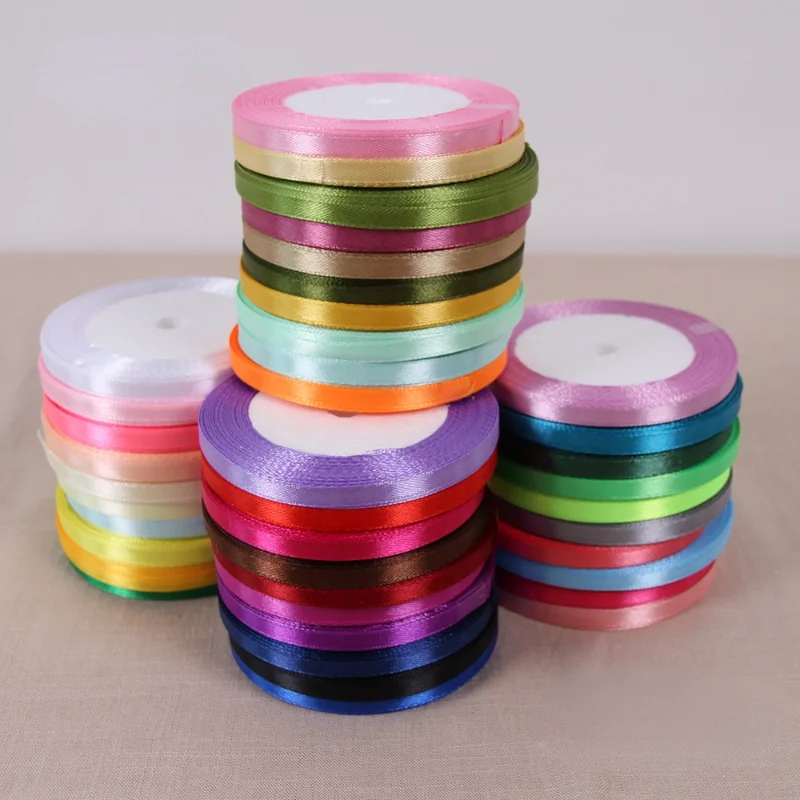 6mm Silk Satin Ribbons Length  - Velvet Ribbon Roll review and price