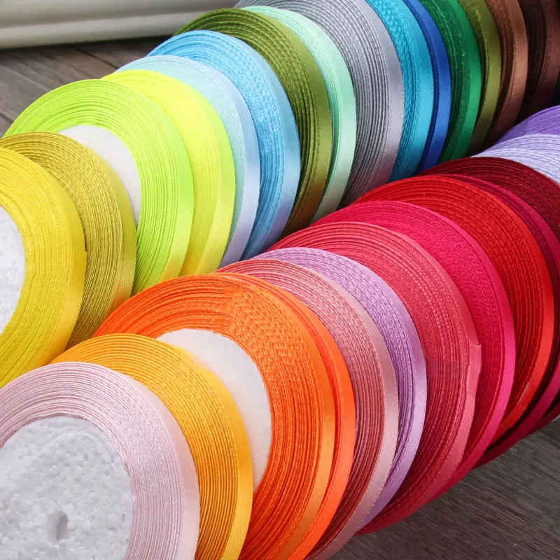 6mm Silk Satin Ribbons Length  - Velvet Ribbon Roll review and price