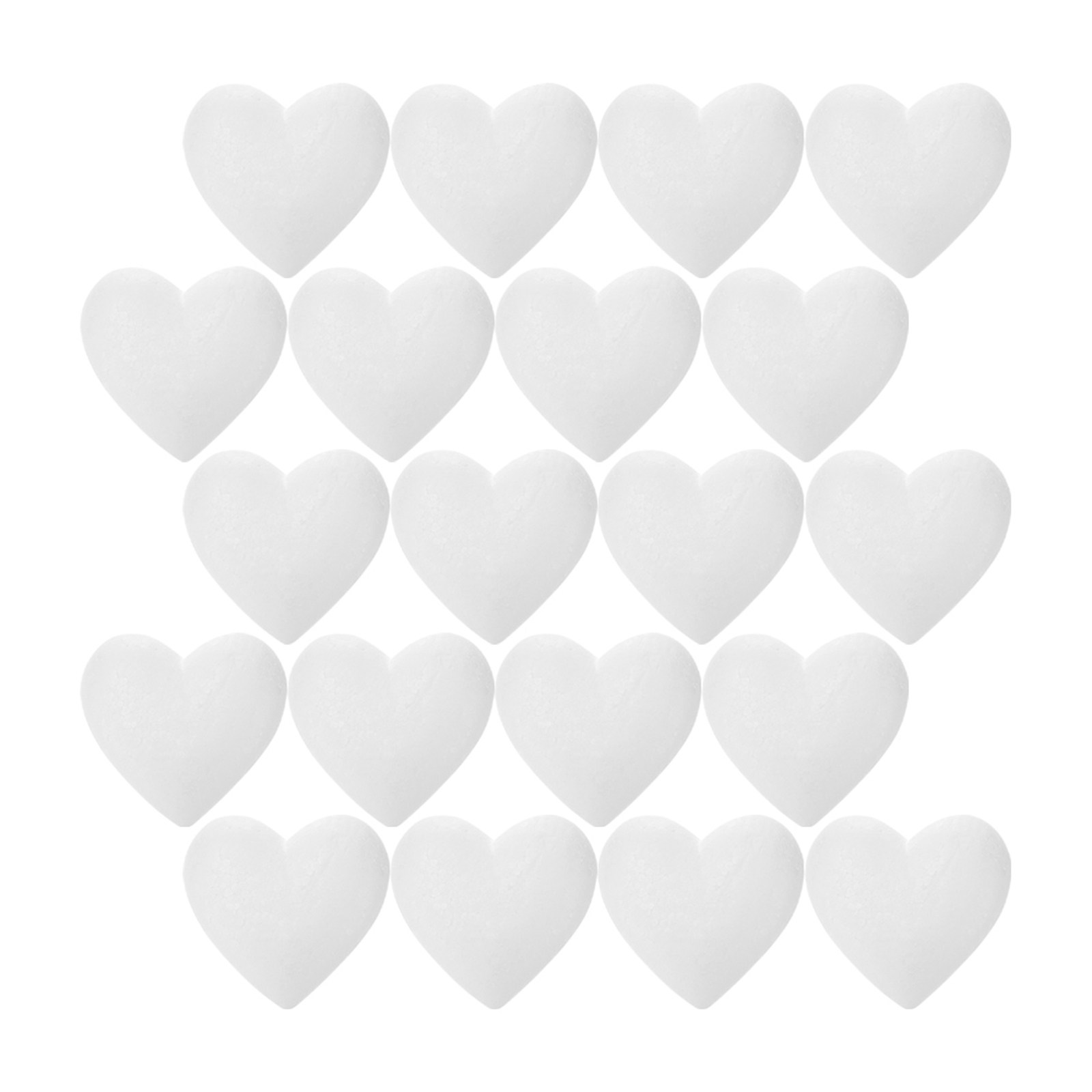 20Pcs Blank Heart Foam Balls L - Craft Embellishments review and price