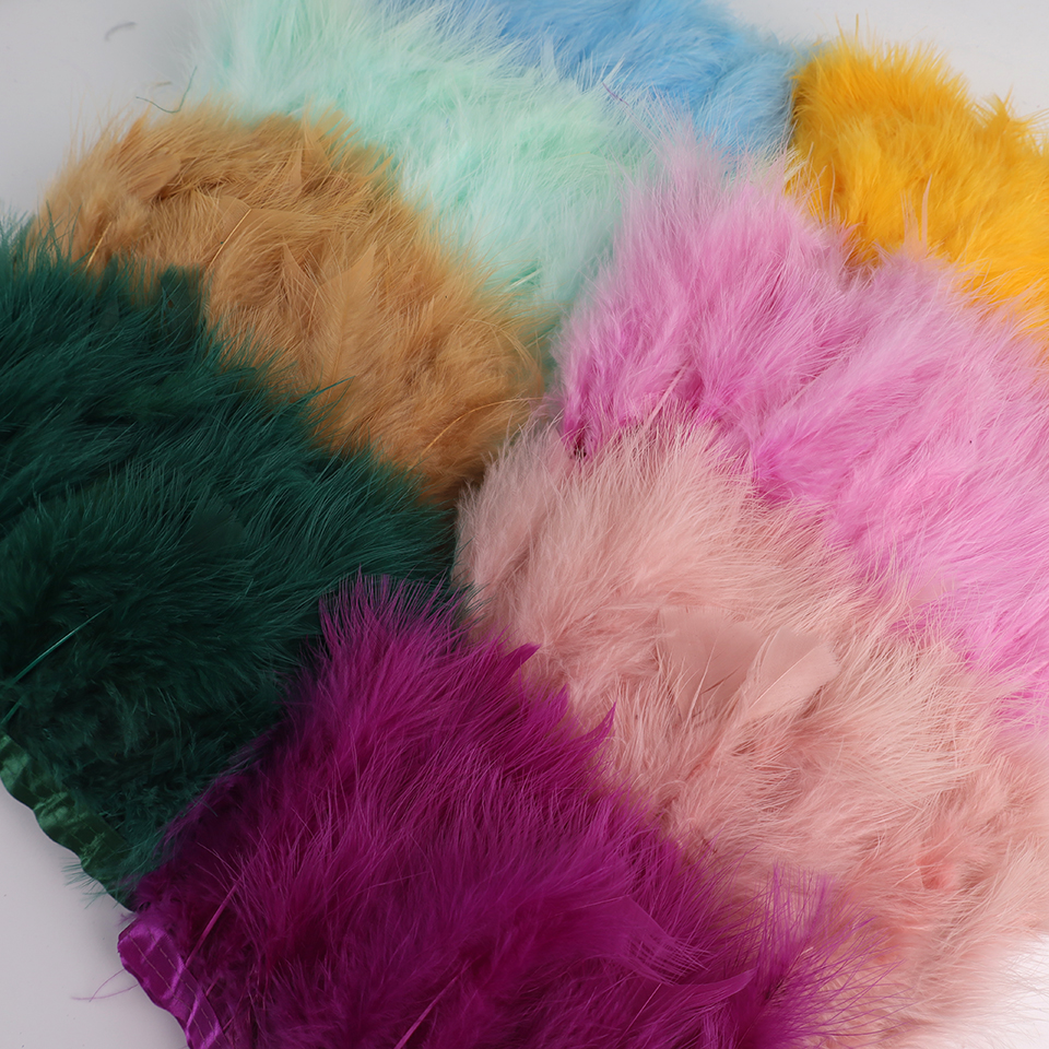 10 Meters Natural Turkey Marab - Feather Trim Marabou review and price