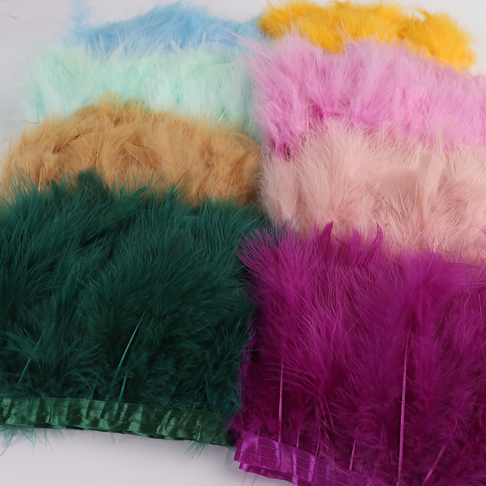 10 Meters Natural Turkey Marab - Feather Trim Marabou review and price