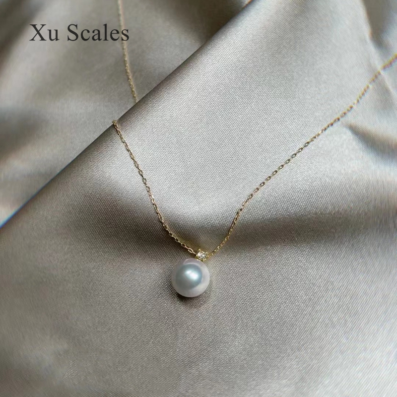 Natural Pearl Pendant 9-11mm S - Pearl Trim Chain review and price