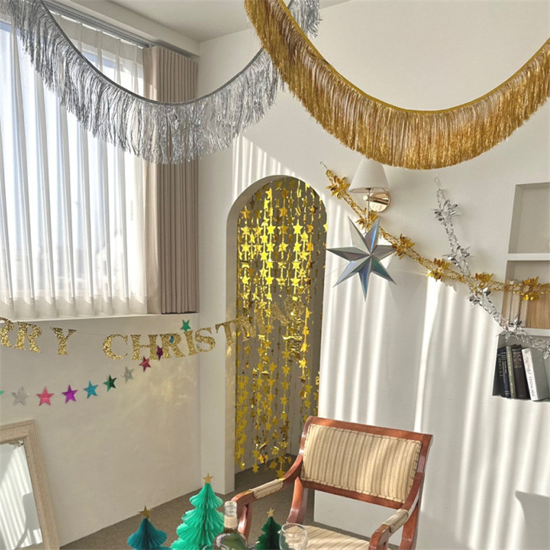 Shiny Tinsel Tassels Fringes B - Tassel Fringe Trim review and price