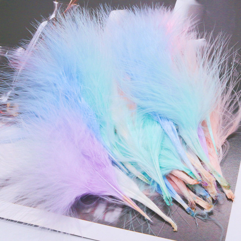 8-12cm Colored Plumas Natural  - Feather Trim Marabou review and price