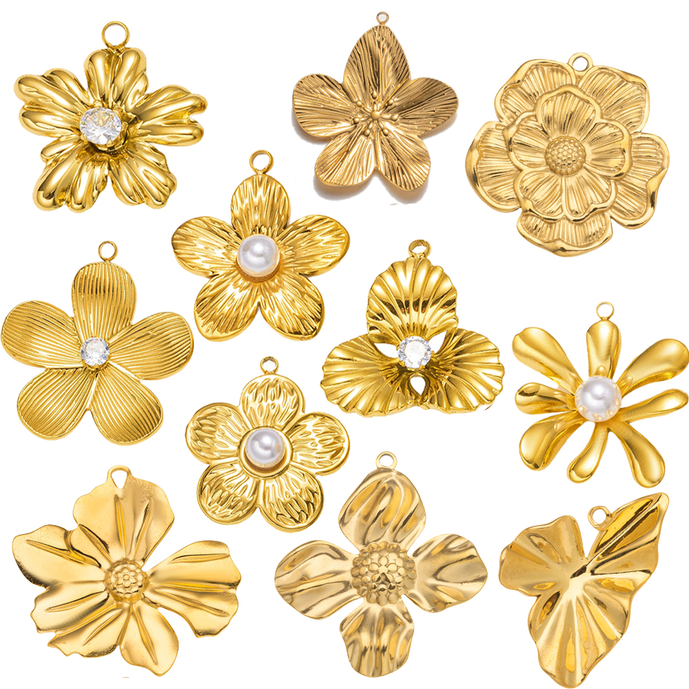 5pcs Gold Stainless Steel Flow - Embellishment Crafts review and price