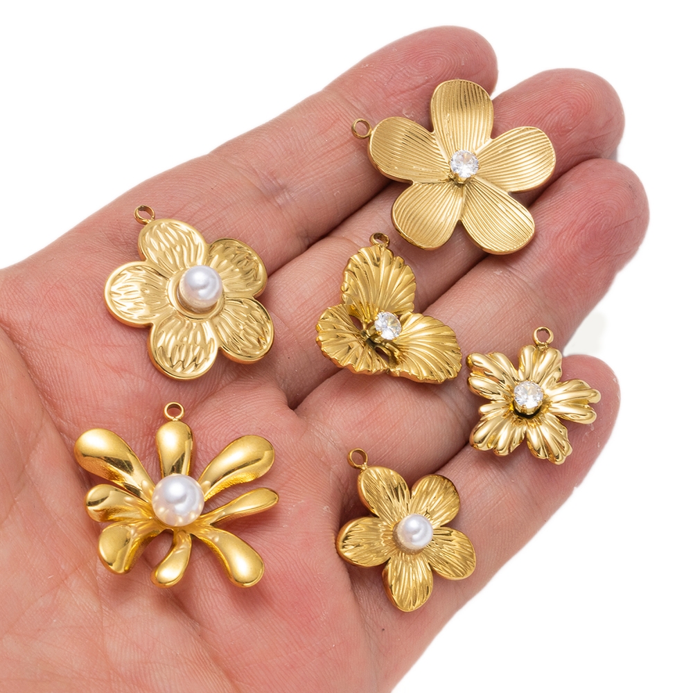 5pcs Gold Stainless Steel Flow - Embellishment Crafts review and price