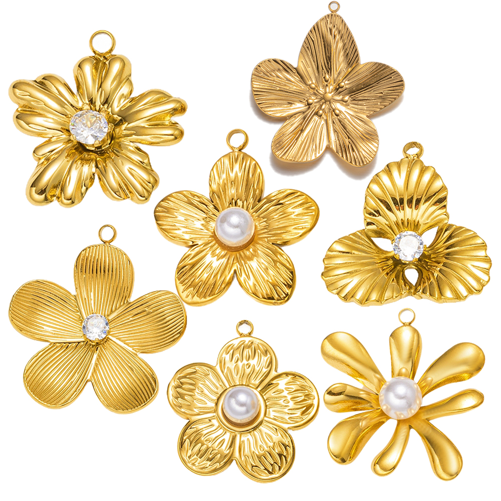 5pcs Gold Stainless Steel Flow - Embellishment Crafts review and price