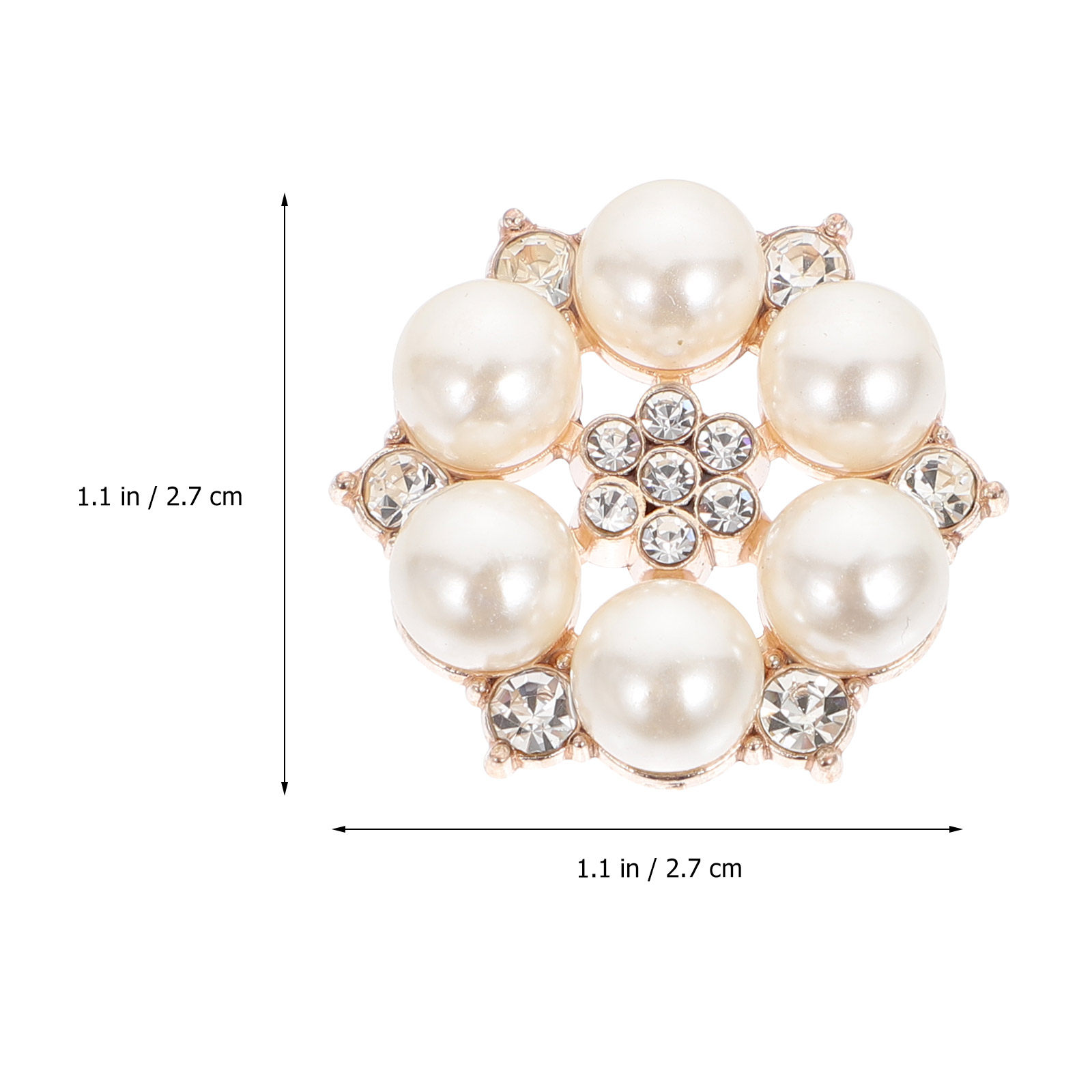 30Pcs Pearl Flower Button DIY  - Craft Embellishments review and price