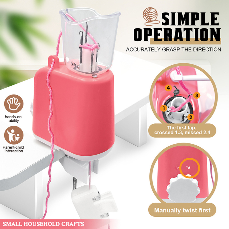 Fully Automatic Knitting Rope  - Pom Pom Maker Tool review and price